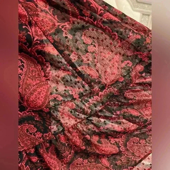 Torrid Sheer Dot Dress NWOT Tea Length - Picture 7 of 7